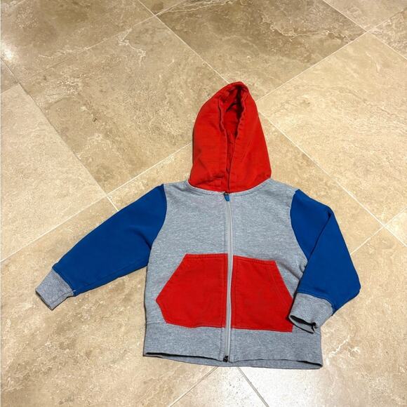 Hanna Andersson red white blue zip up - Picture 1 of 5